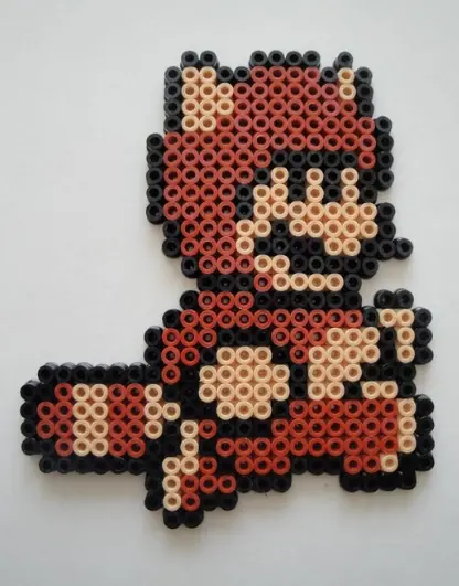 Super Mario perleplade – Tanooki-Mario