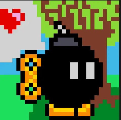 Super Mario perleplade – Bob-omb
