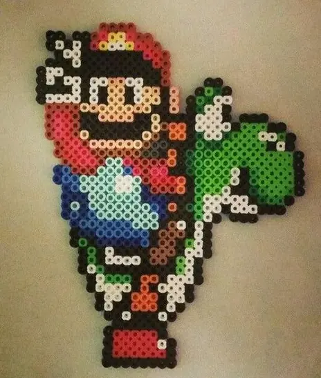 Super Mario perleplade – Mario og Yoshi