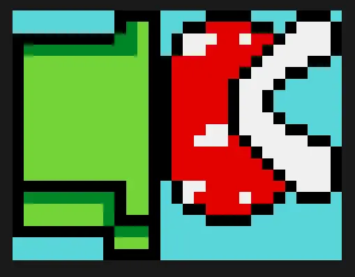 Super Mario perleplade – Piranha-plante