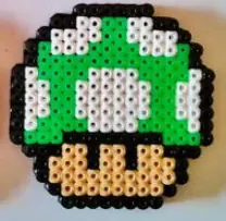Super Mario perleplade – 1-Up-svamp