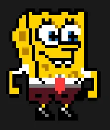 SvampeBob perleplade – Glad SvampeBob