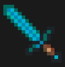 Sværd perleplade – Diamantsværd – Minecraft