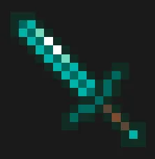 Sværd perleplade – Lille diamantsværd – Minecraft