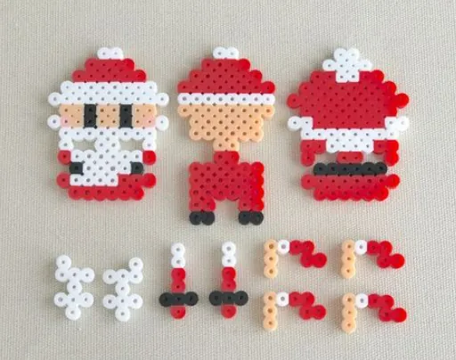 Nisse perleplade – Julemanden i 3D
