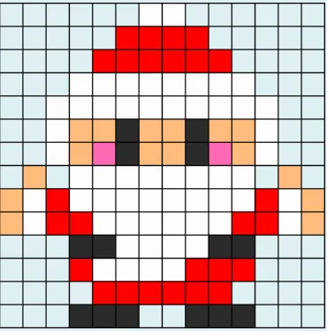 Nisse perleplade – Mini-julemand