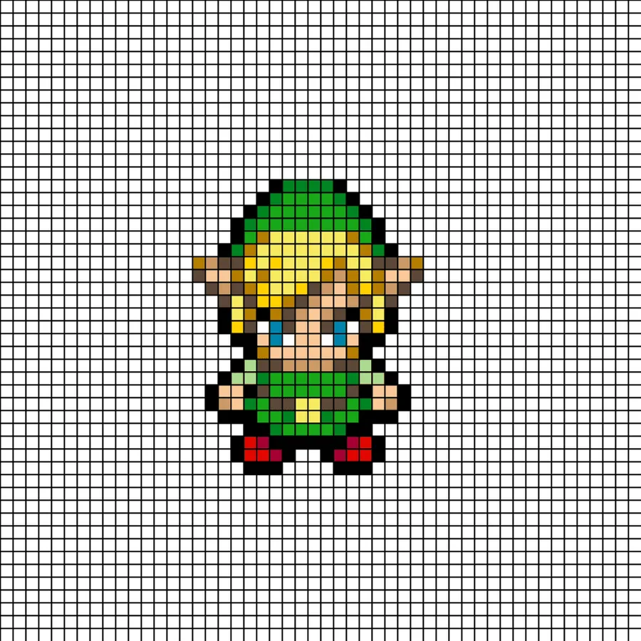 Zelda perleplade – Link – Zelda