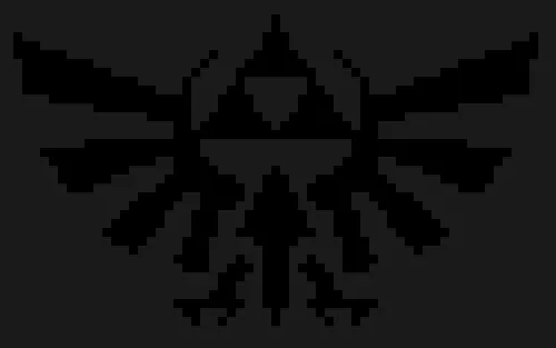 Zelda perleplade – The Legend of Zelda-logoet