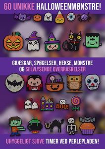 60 Halloween-mønstre til perleplader – græskar, spøgelser, hekse og monstre