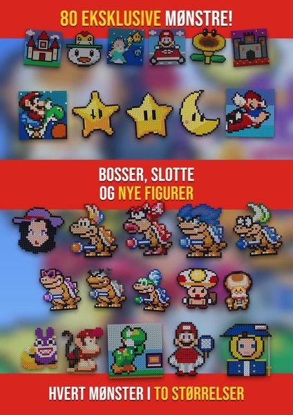 Super Mario-mønstre til perleplader – Komplet