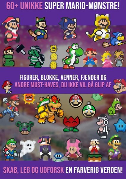 Super Mario-mønstre til perleplader – Standard