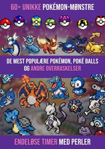 Pokémon-figurer af perler fra den klassiske samling med 60+ mønstre
