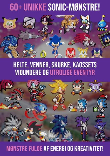 60+ Sonic-mønstre til perleplader – Sonic, Tails, Knuckles og Shadow af perler
